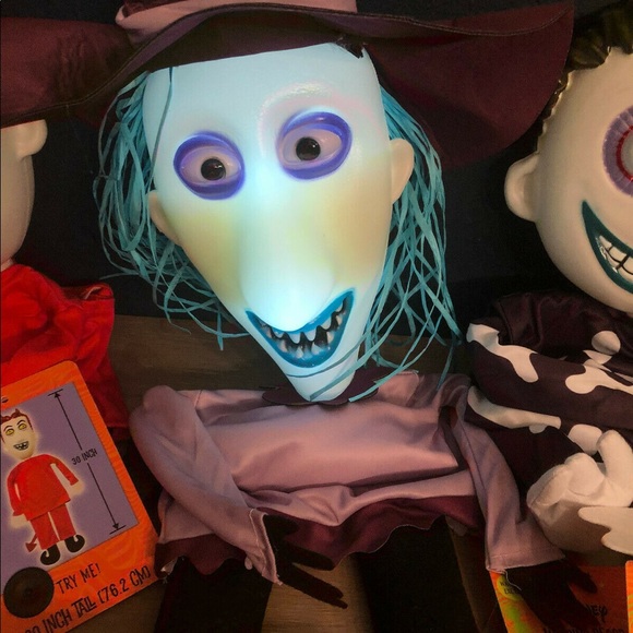 Nightmare Before Christmas Light-Up Hanging Decor Lock Shock Barrel Halloween - Picture 10 of 11